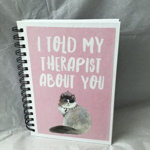BRAND NEW Molly & Rex "I Told My Therapist About You" Cat With Tiara